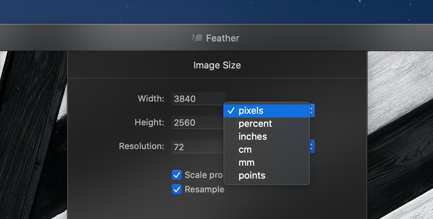 Change The Image Size Pixelmator Pro User Guide