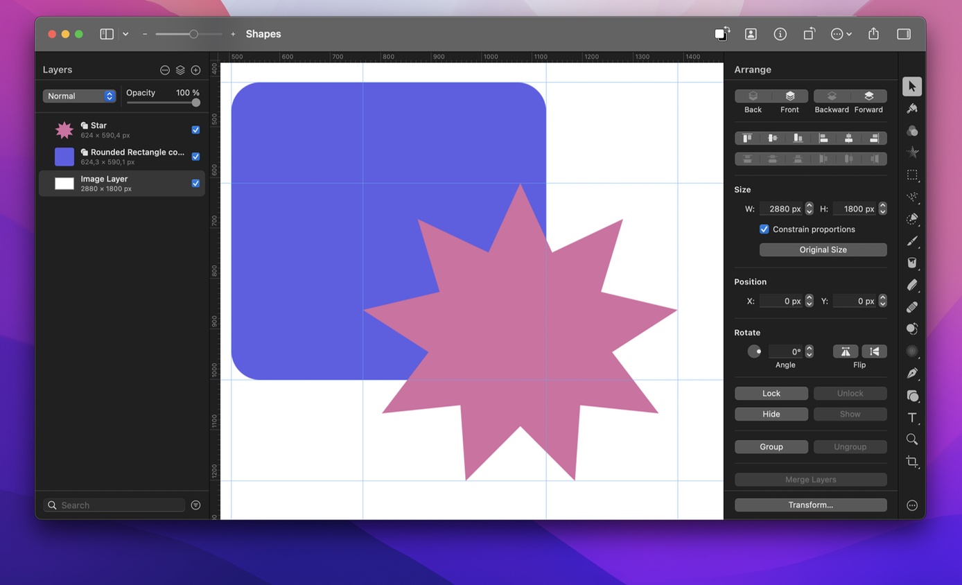 Choose and manage colors in Pixelmator Pro - Pixelmator Pro User Guide
