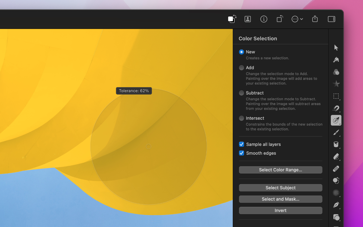 Choose and manage colors in Pixelmator Pro - Pixelmator Pro User Guide